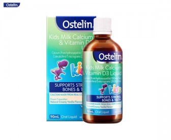 Ostelin 奥斯特林 儿童液体钙牛乳钙+维生素D3 90毫升（7个月-13岁适用）